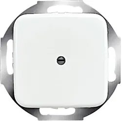 Busch-Jaeger Blindabdeckung mit Zugentlastung mit Tragplatte Reflex SI (2527-214)