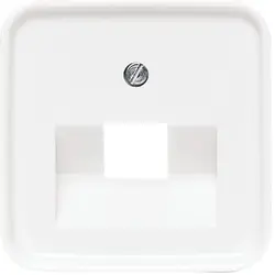 Busch-Jaeger Zentralplatte RJ45 Netzwerk-Anschlussdose 1-fach Reflex SI (1803-214)