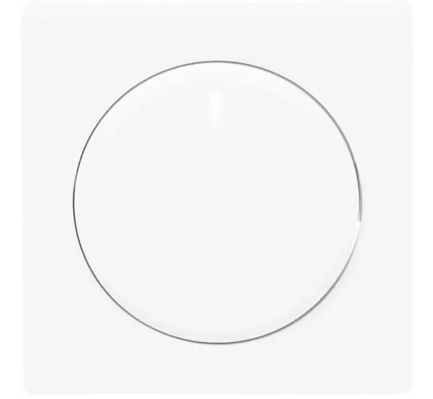 Dimmerbedienaufsatz für Drehdimmer Future Linear studioweiß matt (6540-884-102)