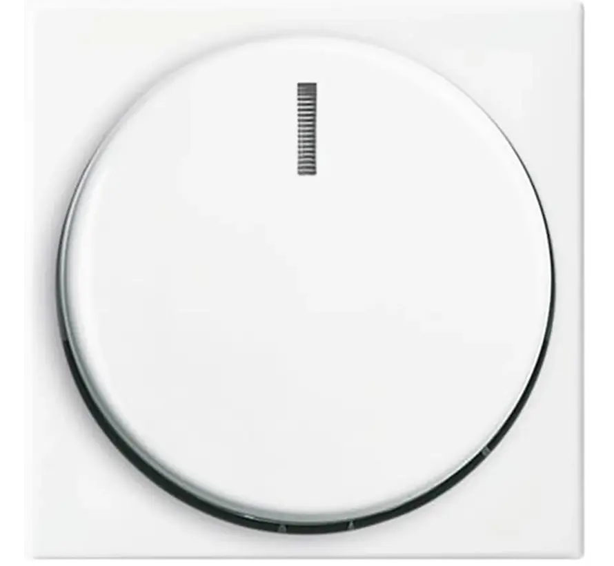 Dimmerbedienaufsatz Drehdimmer Balance SI weiß glänzend (2115-914)