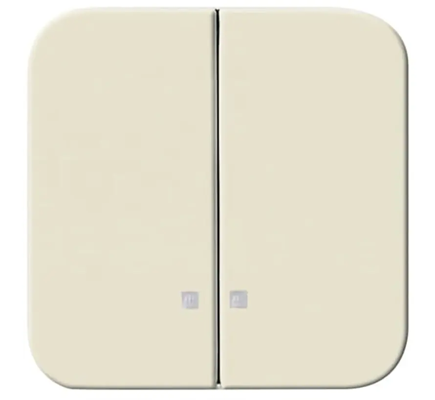 Wippe 2-fach Kontrollfenster Standard SI (2505 K-212)