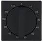 Drehbedienaufsatz Zeitschalter 120 Minuten Future Linear anthrazit glänzend (1771-81-103)