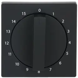 Busch-Jaeger Drehknopf 15 Min Future Linear schwarz matt (1770-885-103)