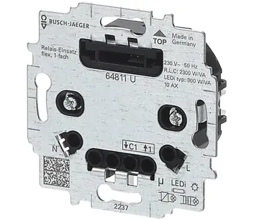 Busch-Jaeger Relais-Einsatz flex 1-fach (64811 U)