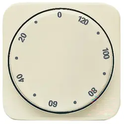 Busch-Jaeger Drehbedienaufsatz Zeitschalter 120 Minuten Standard SI (1771-212-102)