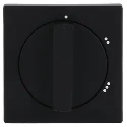 Busch-Jaeger Drehbedienaufsatz Dreistufenschalter Future Linear schwarz matt (2542 DR/02-885)