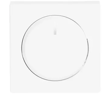 Busch-Jaeger Dimmerbedienaufsatz Drehdimmer Future Linear studioweiß glänzend (6540-84-102)