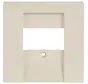 Zentralplatte USB / Lautsprecher creme (1766-82)