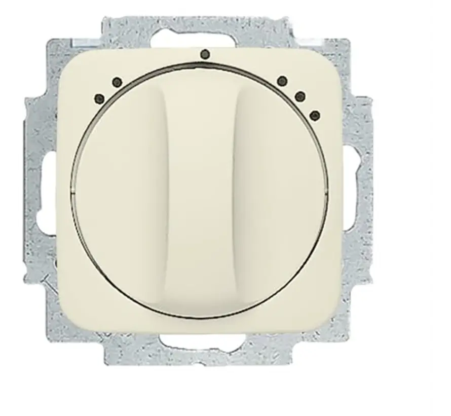 Dreistufenschalter mit Einsatz und Knopf Standard SI creme (2711 UCDRL-212)