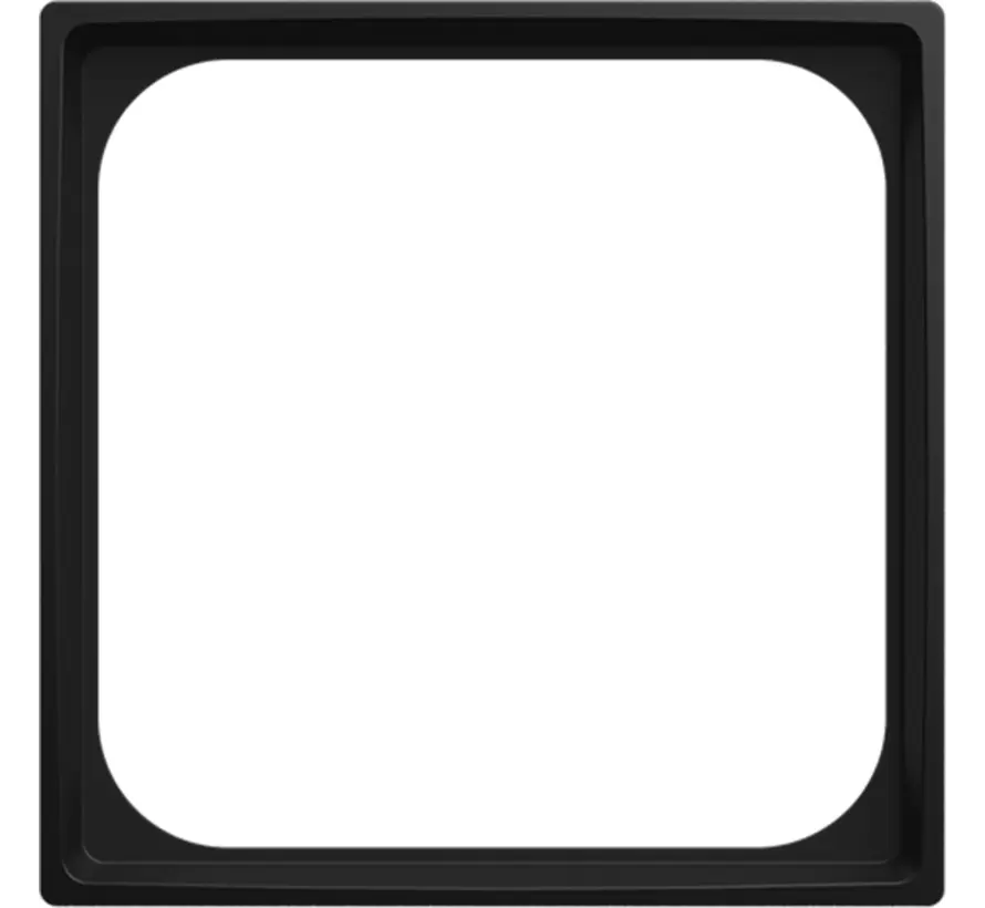 Adapterplatte 50 x 50 mm Balance SI schwarz matt (1746-915-101)