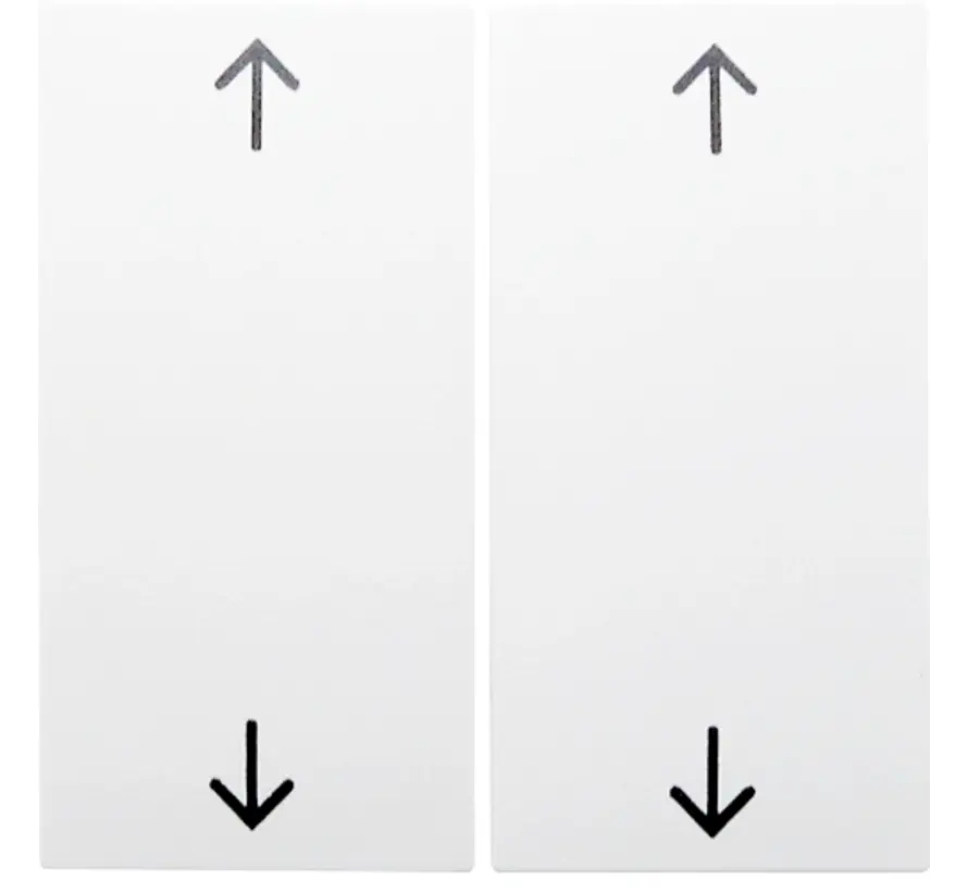 Wippe Jalousieschalter 4-fach S1/B3/B7 weiß glänzend (16448989)