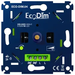 EcoDim Universeller LED-Dimmer 0 - 150 Watt RC (ECO-DIM.04)