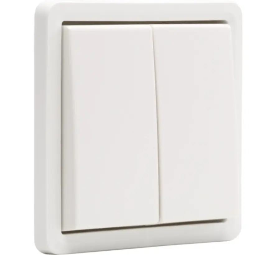 Hydro Taster 2-fach mit 2 Schließer- oder Öffnerkontakt und Steckklemmen weiß (701-35005)