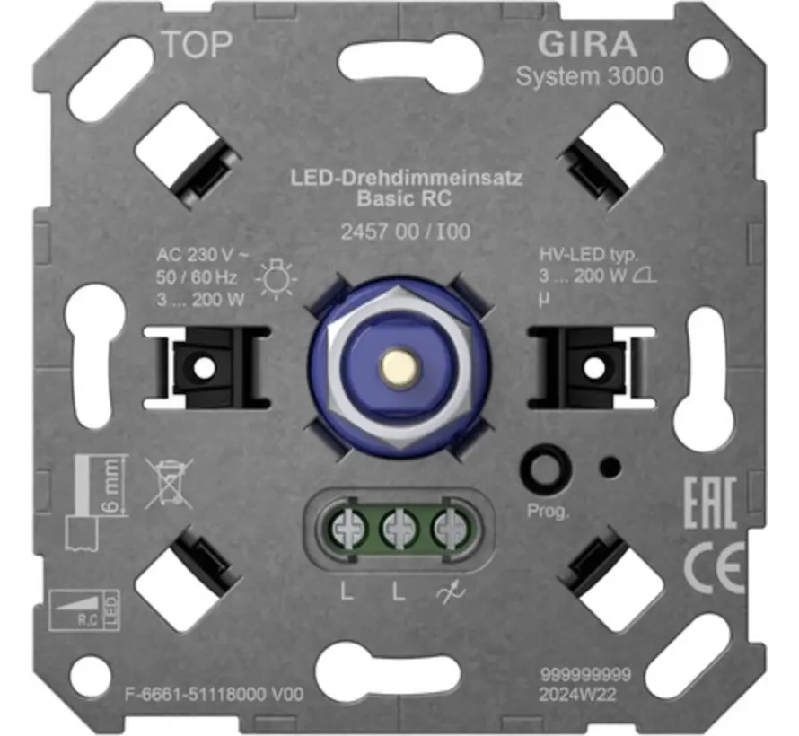LED-dimmer 3-200 Watt Basic RC (245700)