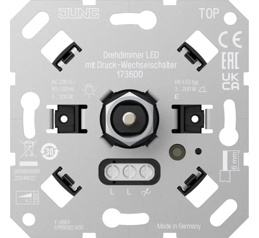 LED-dimmer 3-200 Watt (1735 DD)
