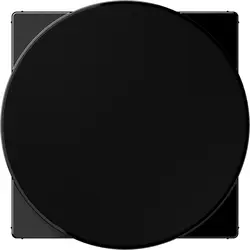 JUNG Zentralplatte für kabelloses Laden A-range schwarz glänzend (A WC MAG SW)