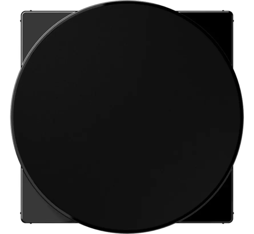 Zentralplatte für kabelloses Laden A-range schwarz glänzend (A WC MAG SW)