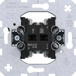 Hager Berker Serienschalter 10A mit Krallenbefestigung (WDE3035)