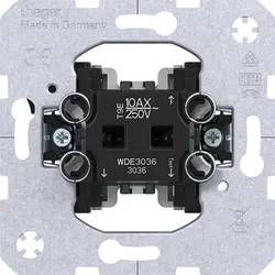 Hager Berker Wechselschalter 10A mit Krallenbefestigung (WDE3036)