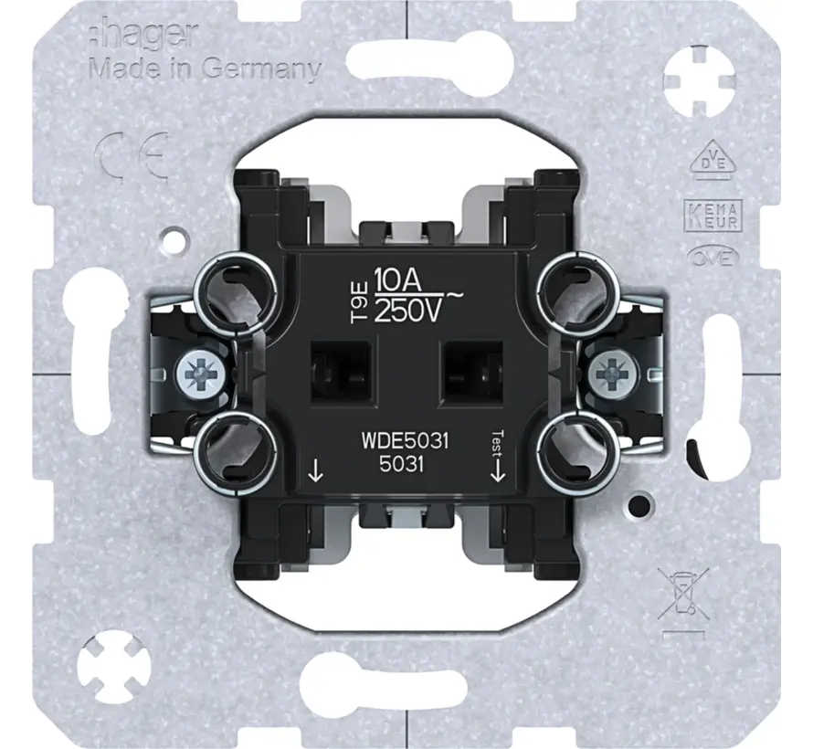 Taster Schließer 10A mit Krallenbefestigung (WDE5031)