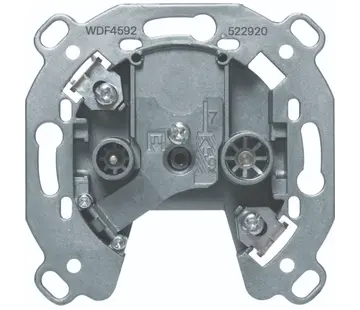 Hager Berker Antennenanschlussdose Radio/TV (WDF4592)