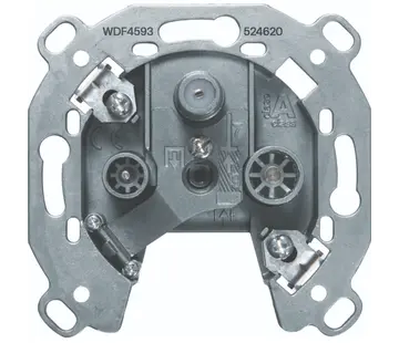 Hager Berker Antennenanschlussdose Radio/TV/Satellit (WDF4593)