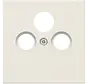 Zentralplatte Sat/BK-Dosen LS990 creme (LS 990 SAT)