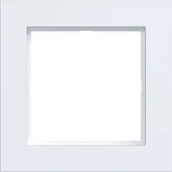 Hager Berker Abdeckrahmen 1-fach A1 lichtweiß matt (WAD6100WM)