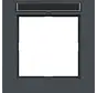 Abdeckrahmen 1-fach mit Beschriftungsfeld A1 anthrazit matt (WAD6101AT)
