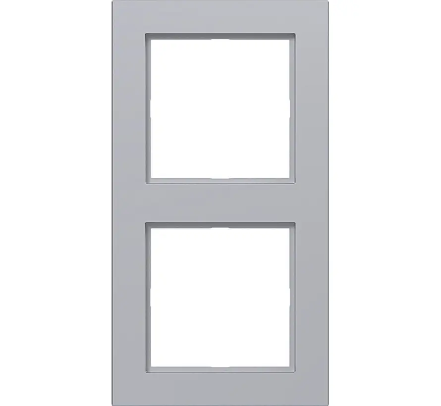 Abdeckrahmen 2-fach A1 titan matt (WAD6200TA)