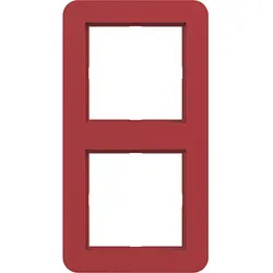 Hager Berker afd raam 2v c.1 rood glanzend