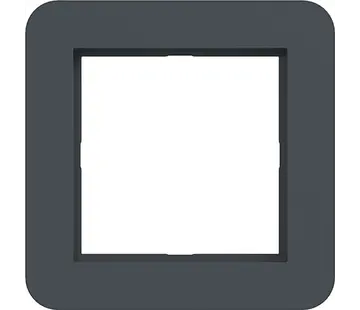 Hager Berker Abdeckrahmen 1-fach C1 anthrazit matt (WAD7100AT)