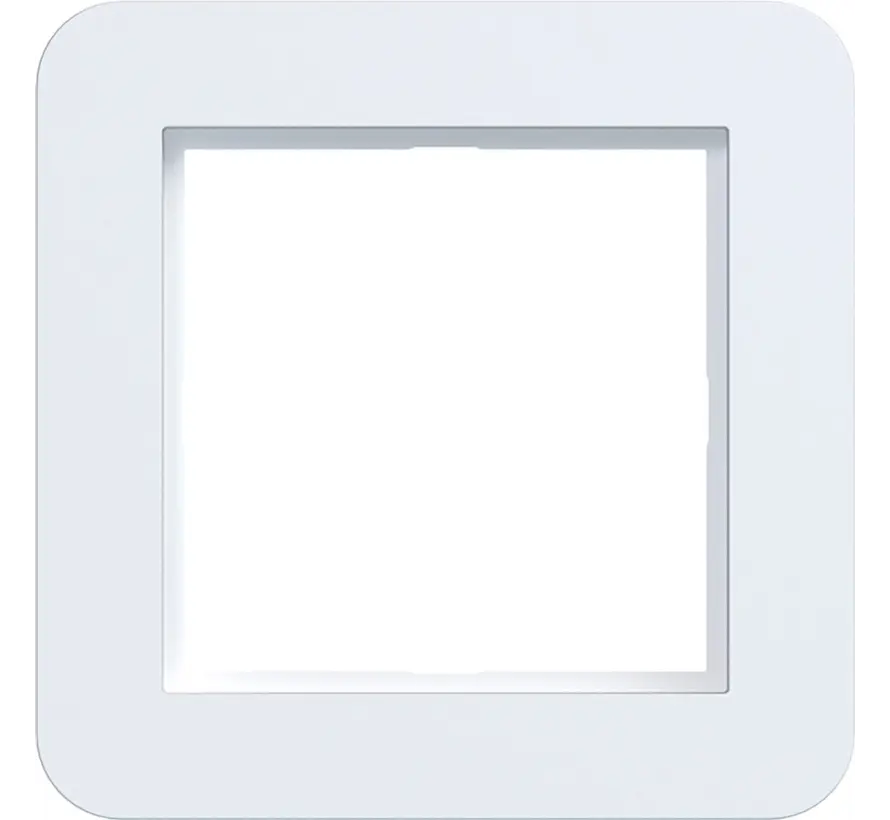 Abdeckrahmen 1-fach C1 lichtweiß matt (WAD7100WM)