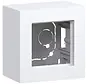 Aufputz-Gehäuse 1-fach A8 lichtweiß glänzend (WAD8110WG)