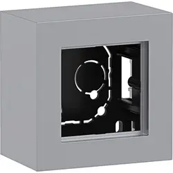 Hager Berker Aufputz-Gehäuse 1-fach A8 titan matt (WAD8110TA)