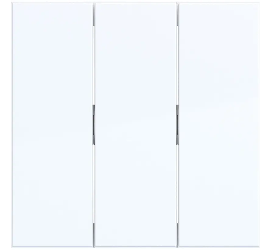 Wippe 3-fach A1/A8/C1/C8 lichtweiß glänzend (WAW3000WG)