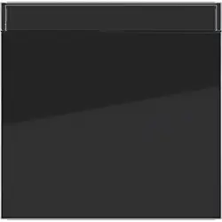 Hager Berker Wippe mit Beschriftungsfeld A1/A8/C1/C8 nachtschwarz glänzend (WAW1100BG)