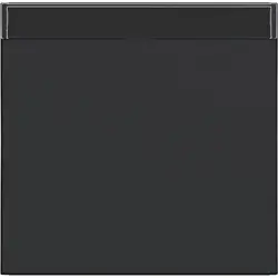 Hager Berker Wippe mit Beschriftungsfeld A1/A8/C1/C8 nachtschwarz matt (WAW1100BM)