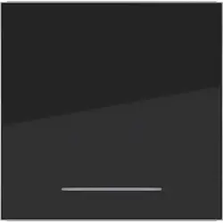 Hager Berker Wippe Kontrollfenster A1/A8/C1/C8 nachtschwarz glänzend (WAW1031BG)