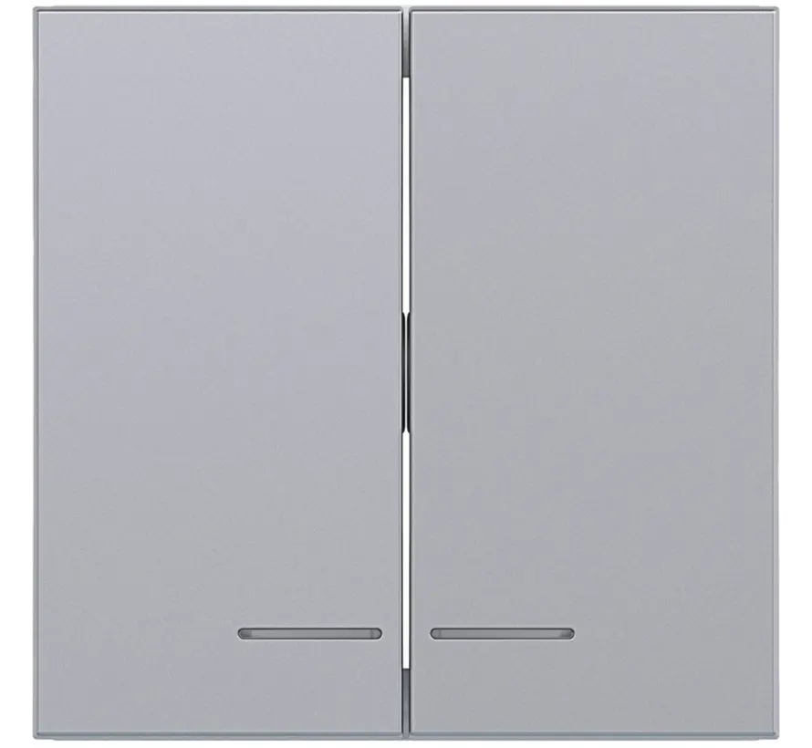 Wippe 2-fach Kontrollfenster A1/A8/C1/C8 titan (WAW2031TA)