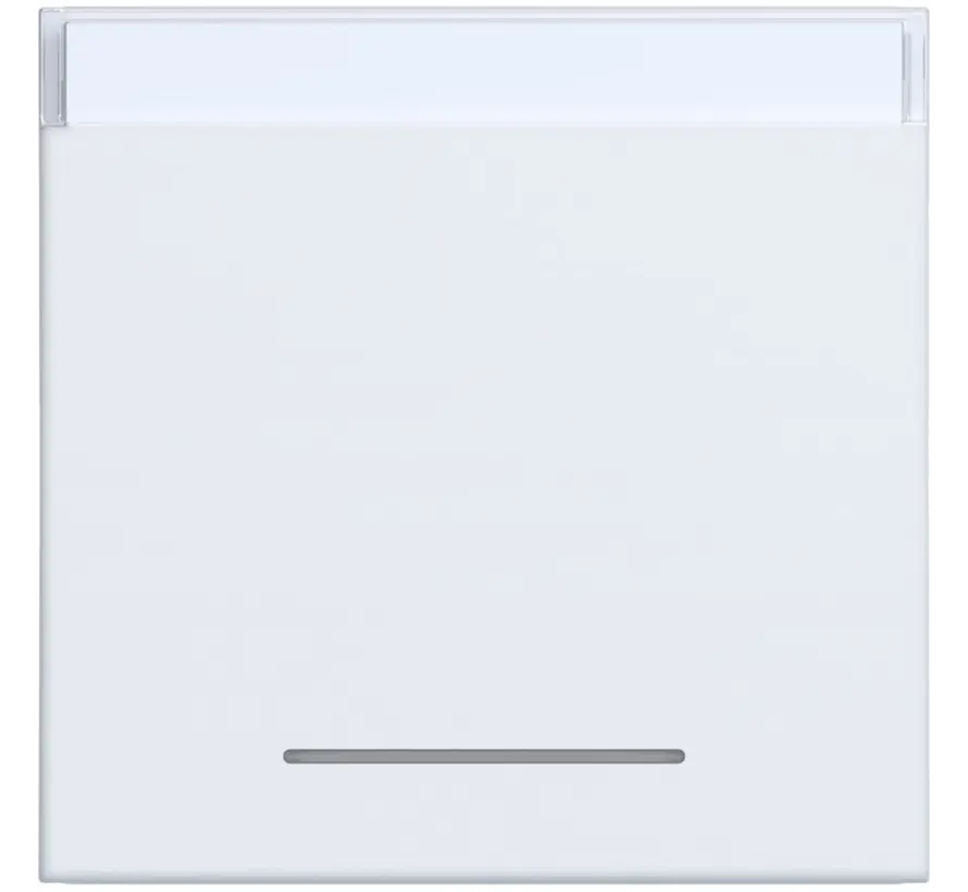 Wippe mit Beschriftungsfeld und Kontrollfenster A1/A8/C1/C8 lichtweiß matt (WAW1131WM)