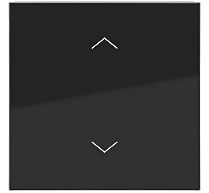 Wippe mit Pfeilsymbolen A1/A8/C1/C8 nachtschwarz glänzend (WAW1002BG)