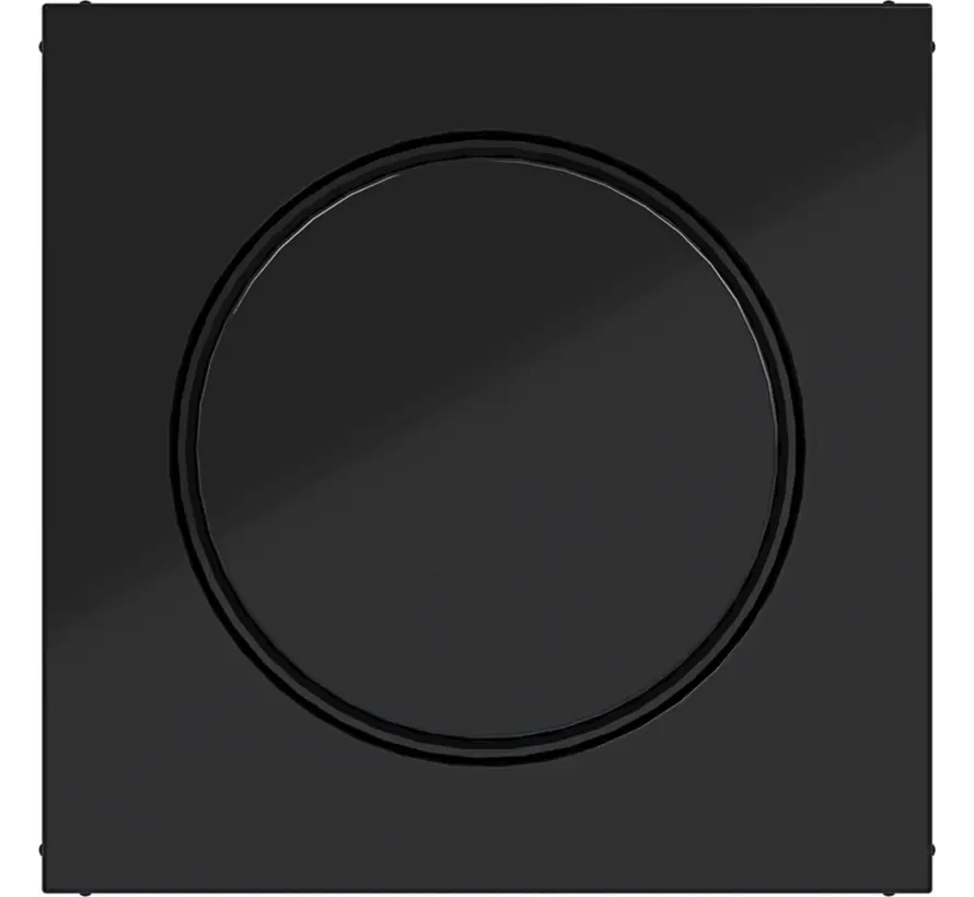 Dimmerbedienaufsatz Drehdimmer A1/A8/C1/C8 nachtschwarz glänzend (WAN7060BG)