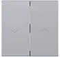 Wippe Jalousieschalter 2-fach A1/A8/C1/C8 titan (WAW2001TA)