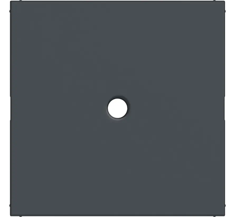 Zentralplatte Zugschalter A1/A8/C1/C8 anthrazit matt (WAF1048AT)