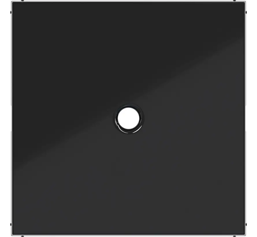 Zentralplatte Zugschalter A1/A8/C1/C8 nachtschwarz glänzend (WAF1048BG)