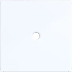 Hager Berker Zentralplatte Zugschalter A1/A8/C1/C8 lichtweiß glänzend (WAF1048WG)