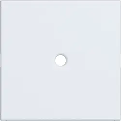 Hager Berker Zentralplatte Zugschalter A1/A8/C1/C8 lichtweiß matt (WAF1048WM)