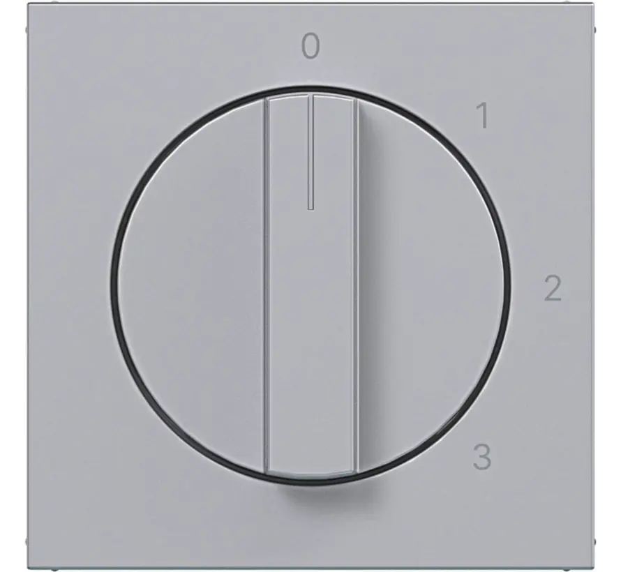 Drehknopf für Dreistufenschalter mit Nullstellung 0-1-2-3 A1/A8/C1/C8 titan (WAF1315TA)