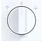 Drehknopf für Jalousieschalter A1/A8/C1/C8 lichtweiß glänzend (WAF1317WG)